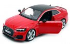 Red / Green 1:24 Scale Bburago Diecast Audi RS5 Coupe Model