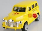 Kids Bright Yellow Pull-Back Function Die-Cast School Bus Toy