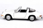 White / Black 1:32 Bburago Diecast 1967 Porsche 911 Car Model