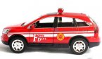 1:32 Scale Fire Dept White / Red Diecast Honda CR-V Toy