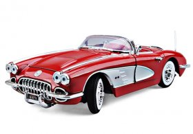 1:18 Scale MotorMax Diecast 1958 Chevrolet Corvette Model