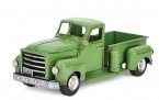 Tinplate Medium Scale Red / Green Vintage Pickup Truck Model