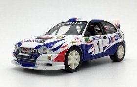 HighSpeed 1:43 Scale Colorful Painting Diecast Toyota Corolla