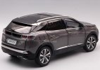 1:18 Scale Gray Diecast 2021 Peugeot 4008 SUV Model