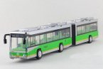 Kids Red /Blue /Green Large Diecast Articulated Trolley Bus Toy