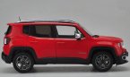 White / Orange / Red / Gray 1:18 Diecast Jeep Renegade Model