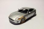 Silver 1:43 Scale HIGH SPEED Diecast Jaguar XK Model