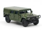 Army Green 1:64 Scale Diecast Dongfeng Mengshi Model