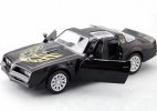 Black / Blue 1:36 Scale Kids Diecast 1978 Pontiac Firebird Toy