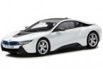 Gray / White 1:43 Scale Paragon Diecast BMW I8 Model