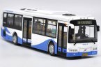 White 1:43 Scale NO.992 Diecast Sunwin ShangHai City Bus Model