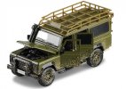 1:32 Scale Muddy Army Green Kid Diecast Land Rover Defender Toy