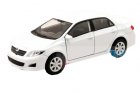 White 1:36 Scale Welly Kids Diecast Toyota Corolla Toy