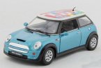 Kids Red / Blue / Yellow / Gray 1:36 Diecast Mini Cooper S Toy