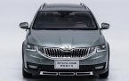 Brown / Gray / White 1:18 Scale Diecast Skoda Octavia Model