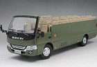 1:24 Scale Army Green Diecast Ankai Best Double Decker Bus Model