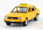 1:32 Red / Yellow / Orange / Green Diecast VW Santana Taxi Toy