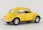 Kids 1:36 Scale Yellow / Pink Diecast 1967 VW Beetle Toy