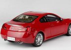 1:18 Scale White / Gray / Red Diecast Infiniti G37 Coupe Model