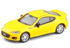 1:64 Scale Blue / White / Yellow Diecast 2019 Subaru BRZ Toy