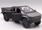 Gray / Black / Silver 1:24 Scale Diecast Tesla Cybertruck Toy