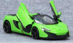 Orange / Green 1:24 MotorMax Diecast McLaren 650S Spyder Model