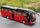 Red 1:36 Scale Diecast Zhongtong H12 Coach Bus Model