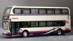 1:76 Scale White CMNL Britain ENVIRO400 X9 Double-Decker Bus