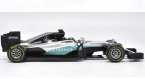 Silver 1:18 Bburago Diecast Mercedes Benz F1 Car Model