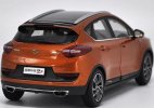 Orange / Champagne 1:18 Scale Diecast 2016 Geely Dihao GS Model