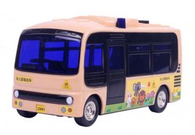 Kids Gray Plastics Electric School Bus Toy