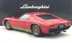 1:18 Scale Red Kyosho Diecast Lamborghini Miura P400 Model