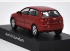 Red / Gray 1:64 Scale Kyosho Diecast Audi A3 Sportback Model