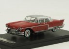 Red 1:64 Scale Hard Top Diecast 1957 Cadillac Brougham Model