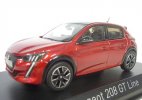 1:43 Scale Norev Diecast 2019 Peugeot 208 GT Line Model