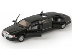 Black / White / Champagne 1:38 Diecast Lincoln Limousine Toy