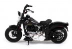 Black 1:18 Diecast Harley Davidson 2008 FLSTSB Cross Bones