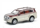 1:64 Scale Wine Red-Golden Diecast 2022 Tank 500 SUV Model