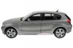 1:18 Scale Silver Welly Diecast BMW 1 Series 120i Model