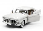 Black /White 1:18 Scale Maisto Diecast 1956 Chrysler 300B Model