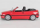 Red NOREV 1:18 Scale Diecast 1995 VW Golf Cabriolet Model