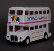 Kids Red / Blue / Yellow / White Double-Decker Bus Toy