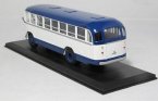 1:43 Scale White-Blue Die-Cast Soviet Union LIAZ 158B Bus Model