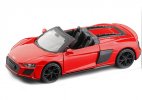 Green / Yellow / Red Kids 1:32 Diecast 2020 Audi R8 Spyder Toy