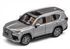 1:64 Scale Black / Red/ Silver /White Diecast Lexus LX600 Model