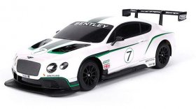 White 1:24 Scale MaiSto Full Functions R/C Bentley GT3 Toy