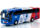 Kids France National Football Team Diecast Coach Bus Toy