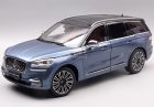 1:18 Scale Black / Blue Diecast 2020 Lincoln Aviator SUV Model