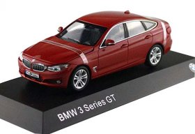 1:43 Scale Red / White / Black Diecast BMW 3 Series GT Model