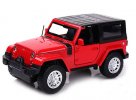 Yellow / Red / White 1:32 Scale Kids Diecast Jeep Wrangler Toy